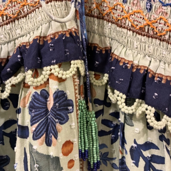 Farm Rio Ocean Tapestry Dress Size M - Picture 4 of 11